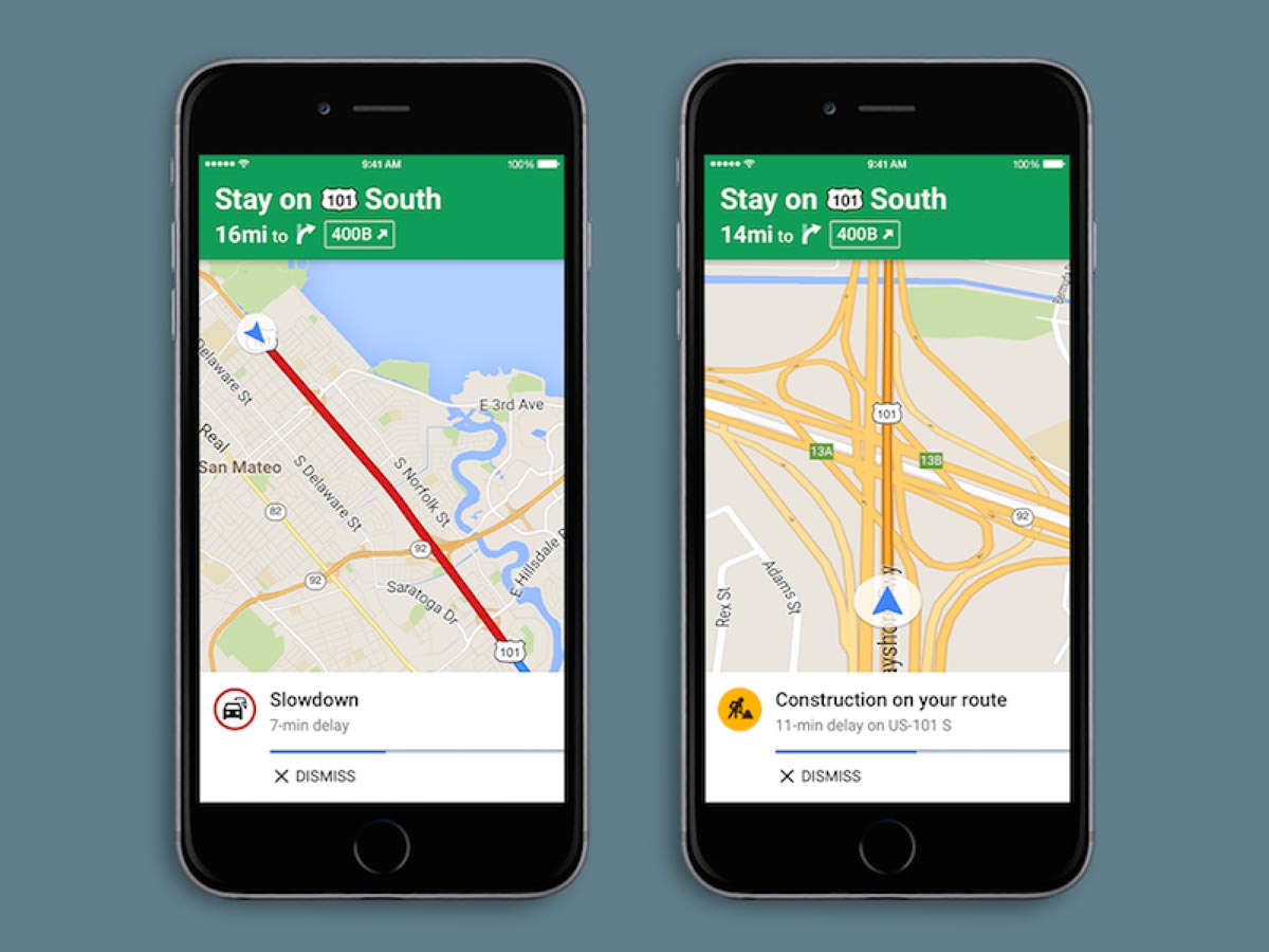 Google Map on iPhone