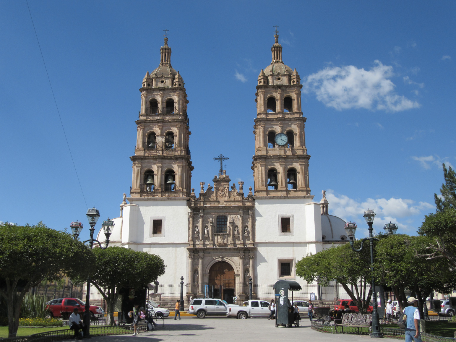 La place centrale de Durango