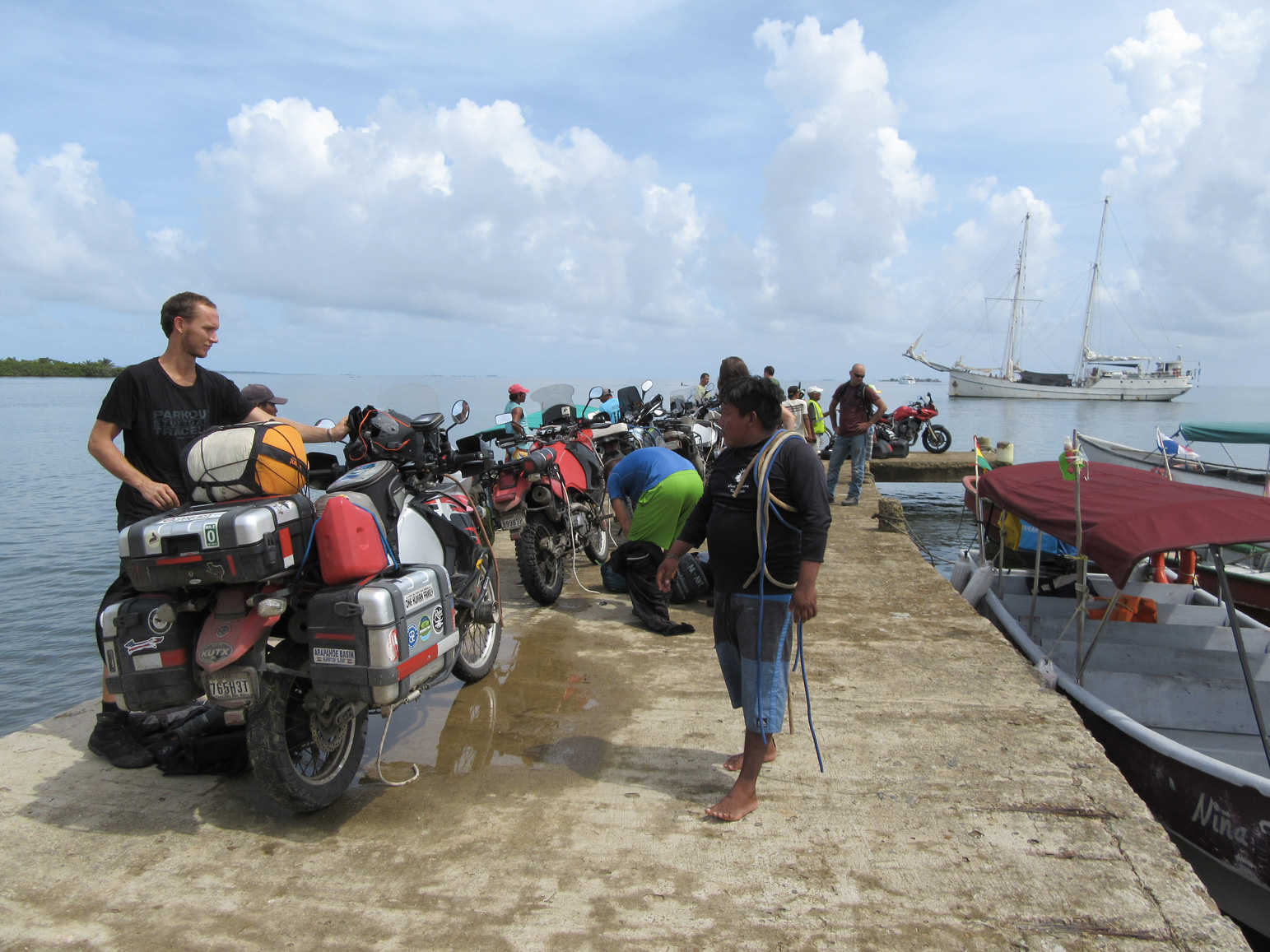 Motorcycle Ready for Winch