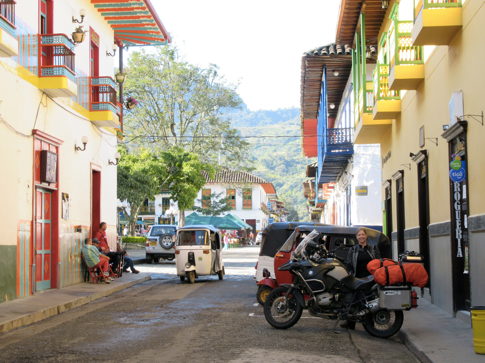 La Gorda devant l&rsquo;hôtel